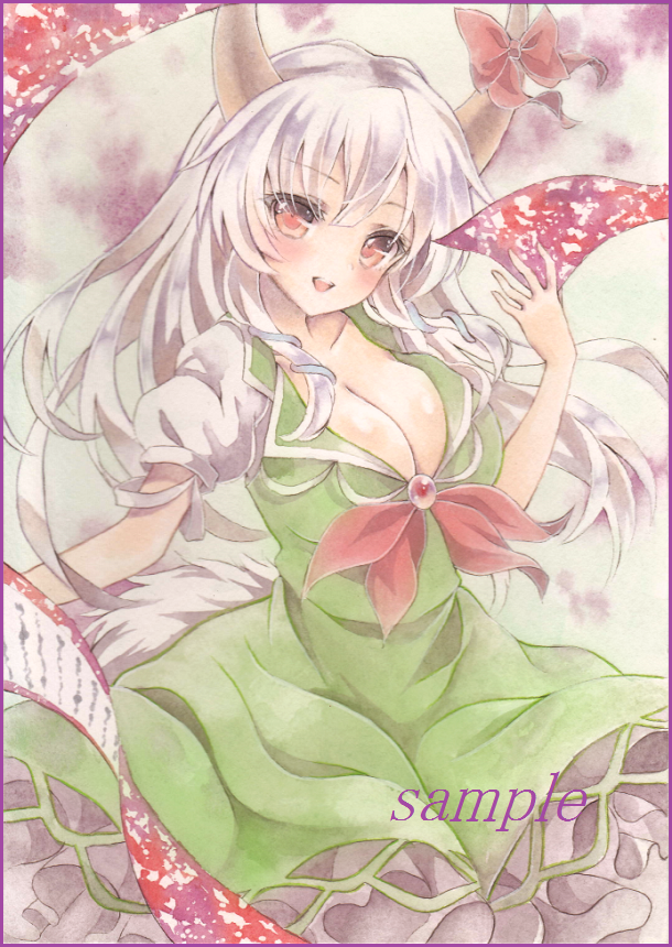 kamishirasawa keine and ex-keine (touhou) drawn by watasakura
