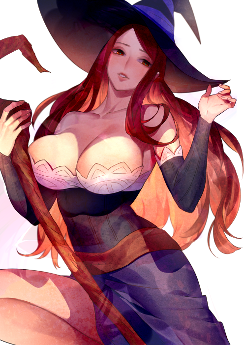 sorceress (dragon's crown) drawn by kazari_tayu