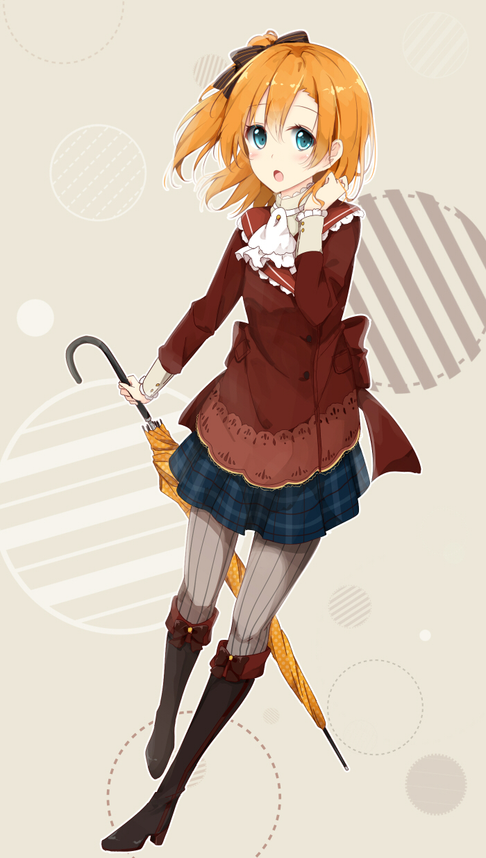 kosaka honoka (love live! and 1 more) drawn by shiina_kuro