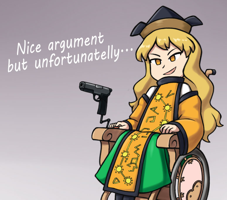 matara okina (touhou and 2 more) drawn by edgycat