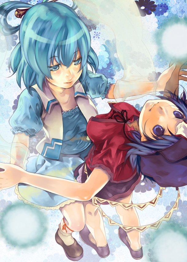 kaku seiga and miyako yoshika (touhou) drawn by cord_izumi