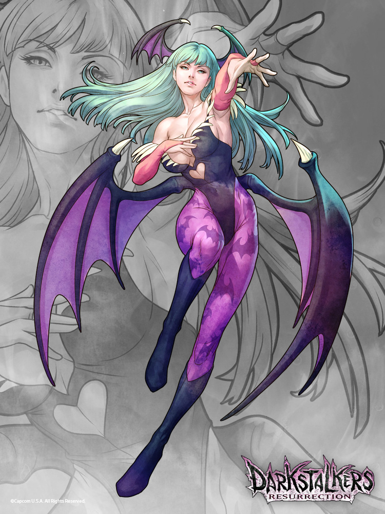 morrigan aensland (darkstalkers) drawn by stanley_lau
