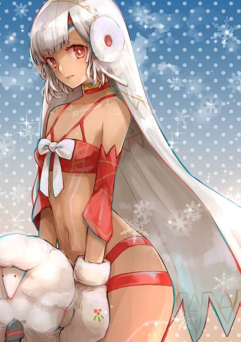 altera, altera the santa, and zerco (fate and 1 more) drawn by yakan_(kusogaki_teikoku)