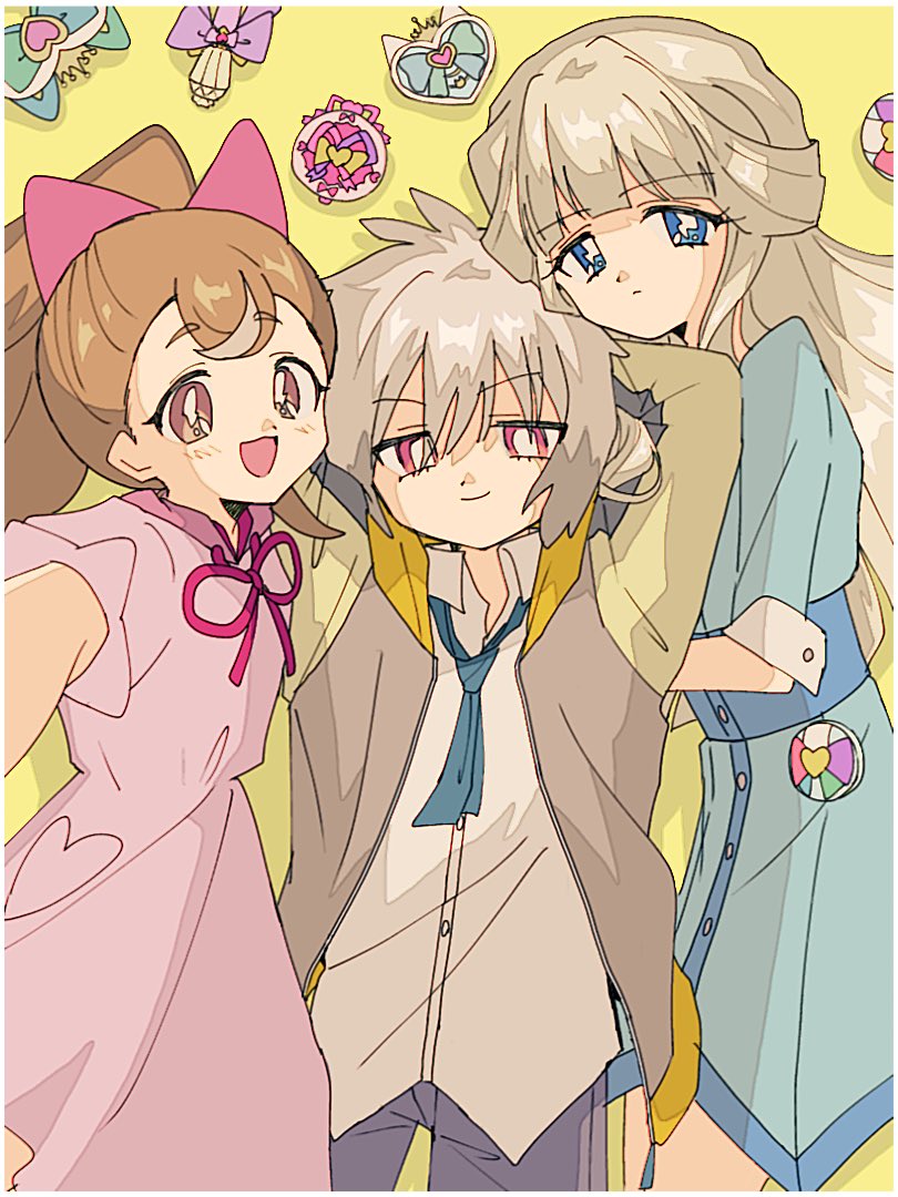 nekoyashiki yuki, inukai komugi, and toyama daifuku (precure and 1 more) drawn by tteenncchhii