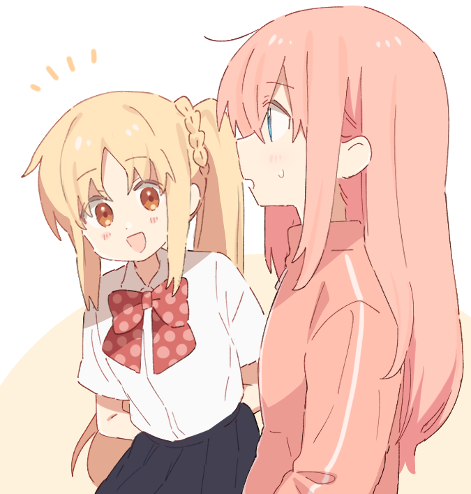 gotoh hitori and ijichi nijika (bocchi the rock!) drawn by kurosuke_(sk_tsu96)