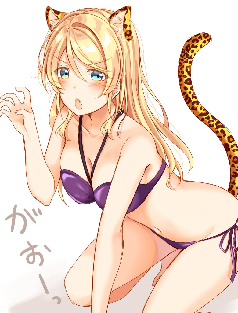 ayase eli (love live! and 1 more) drawn by mogu_(au1127)