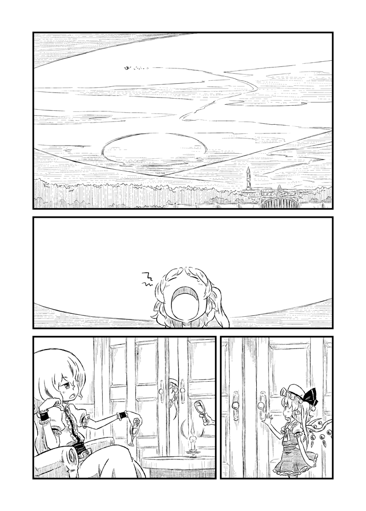kirisame marisa, remilia scarlet, and flandre scarlet (touhou) drawn by sonson_(eleven)