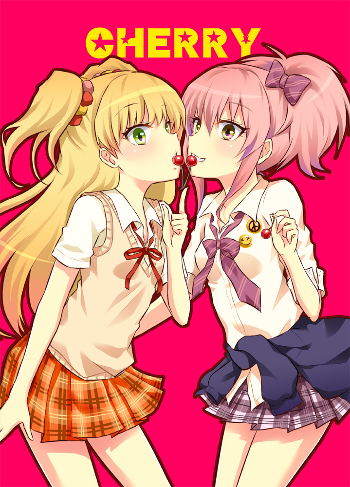 jougasaki mika and jougasaki rika (idolmaster and 1 more) drawn by random_(ningen_modoki)