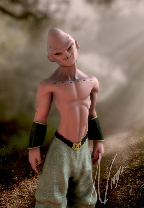majin buu and kid buu (dragon ball and 1 more)