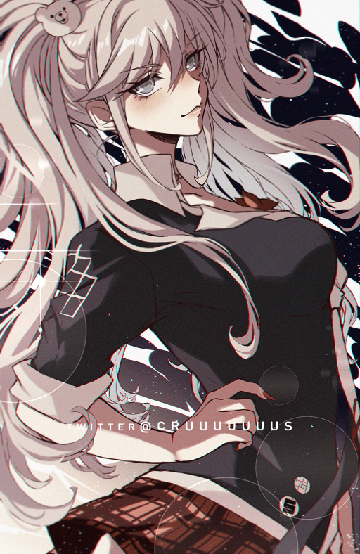 enoshima junko (danganronpa and 1 more) drawn by criis-chan