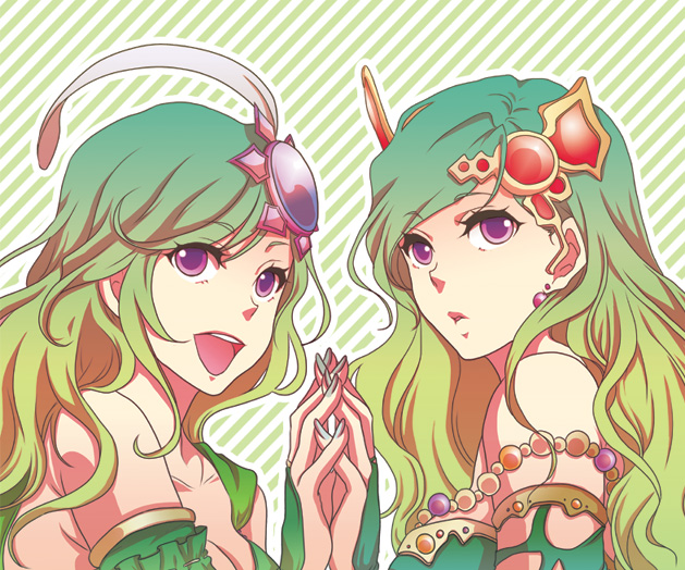 rydia (final fantasy and 2 more) drawn by 9wa