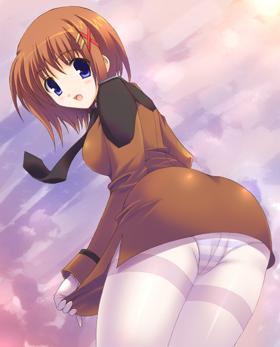 yagami hayate (lyrical nanoha and 1 more) drawn by rakkyo