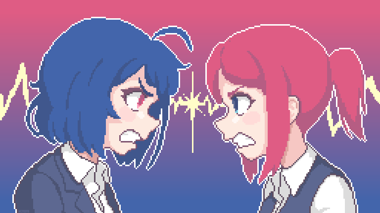 skye and hana (original and 1 more) drawn by hcnone