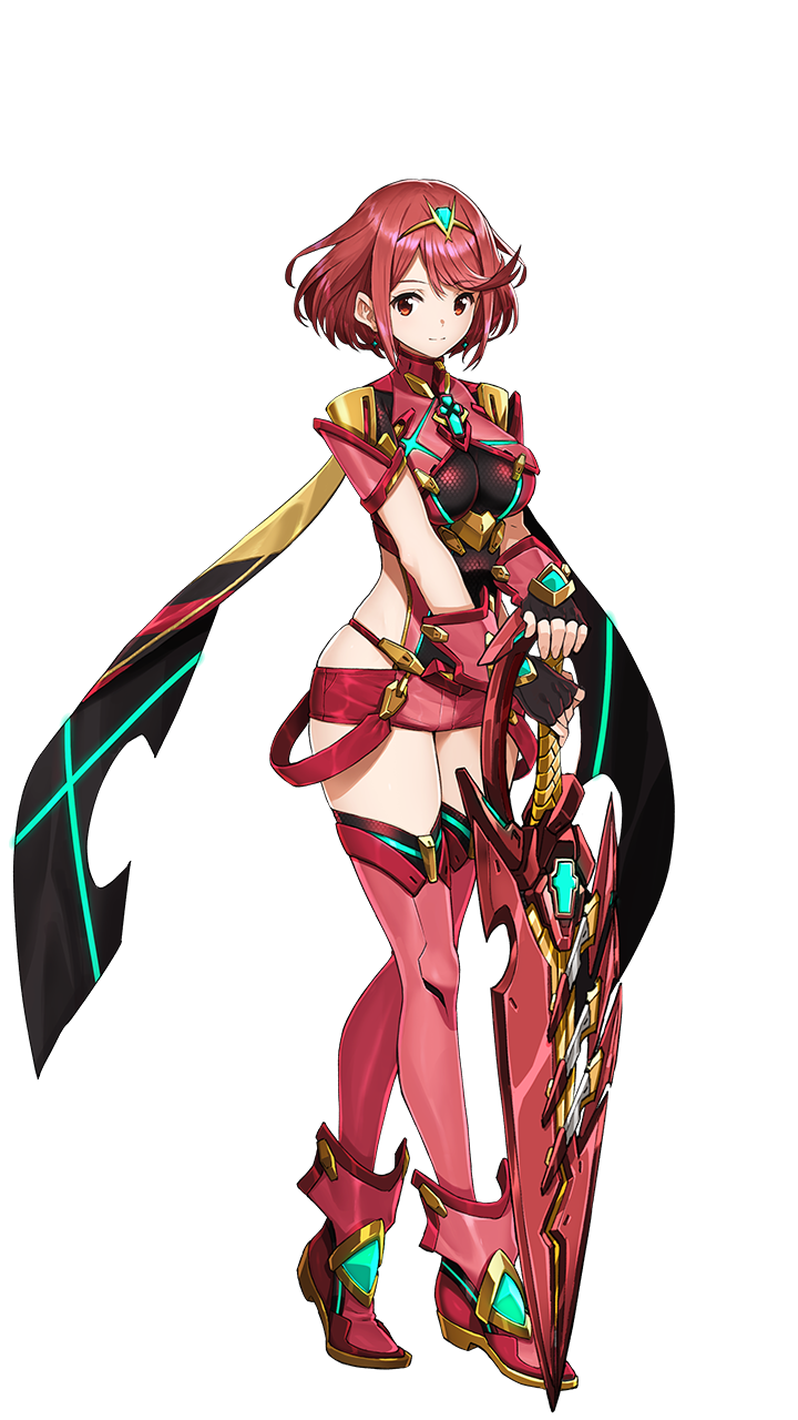 pyra (xenoblade chronicles and 1 more) drawn by saitou_masatsugu