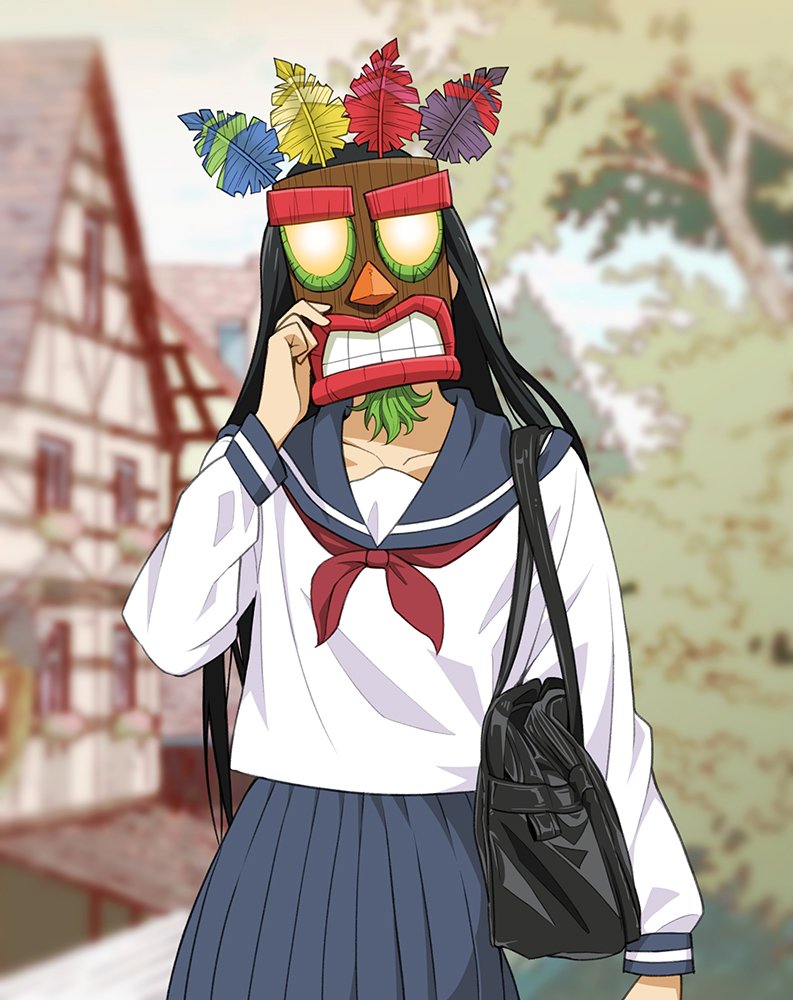 aku aku (original and 1 more) drawn by suzushiro_(suzushiro333)