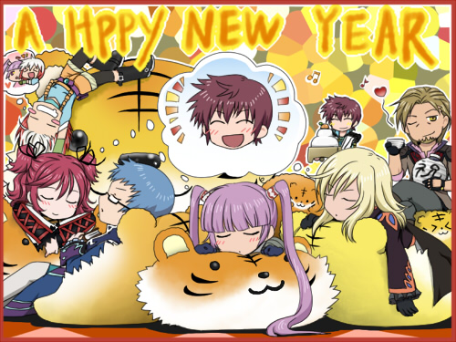 sophie, asbel lhant, cheria barnes, pascal, hubert ozwell, and 2 more (tales of and 1 more) drawn by cyjx3nh9