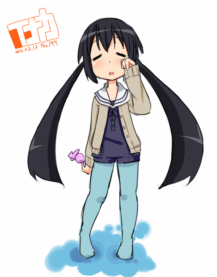 nakano azusa (k-on! and 1 more) drawn by inaka_keikou