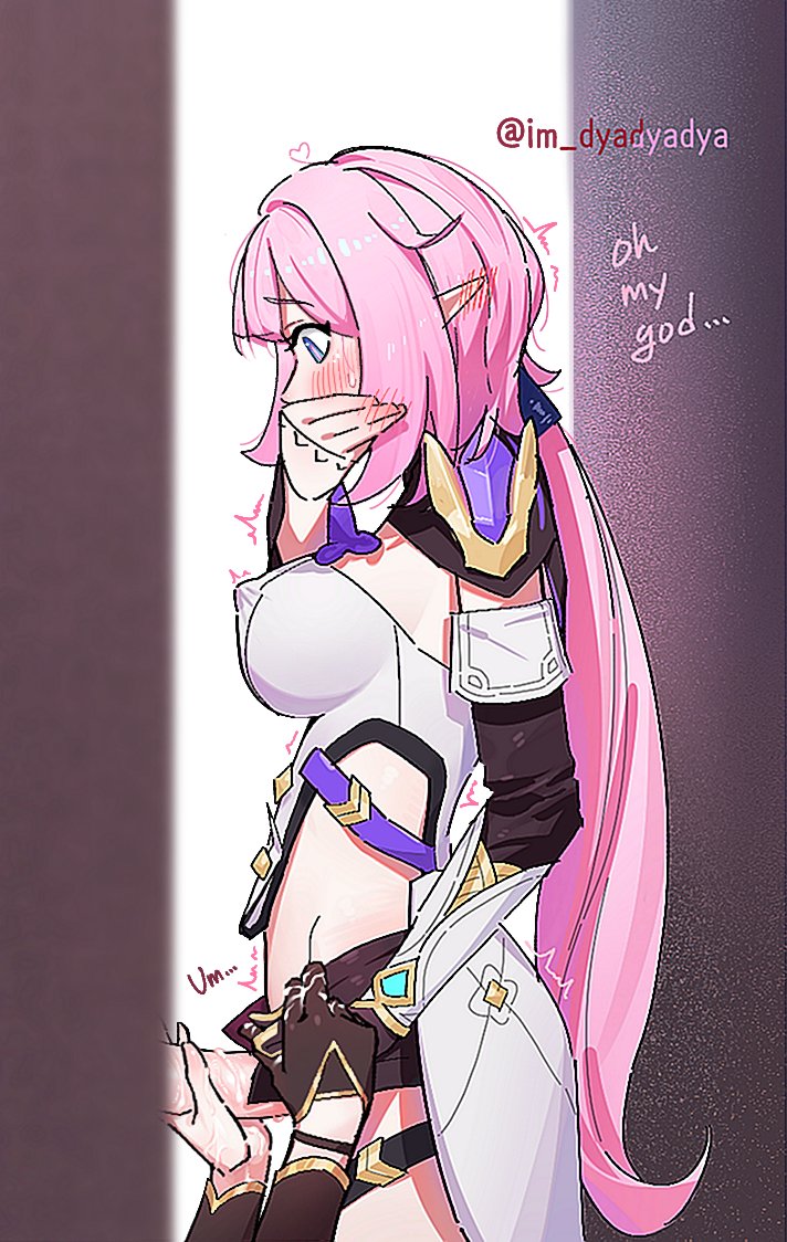 elysia and eden (honkai and 1 more) drawn by dyadyadya