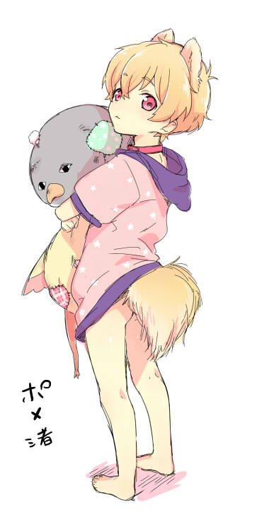 hazuki nagisa and iwatobi-chan (free!) drawn by mery-chan