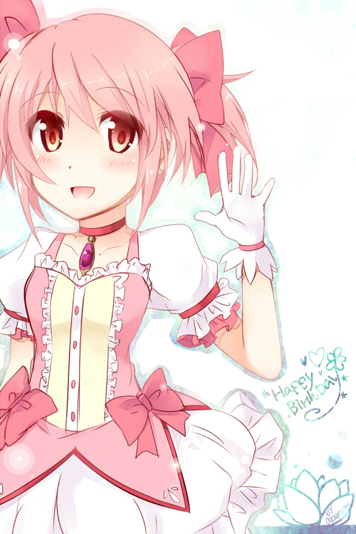 kaname madoka (mahou shoujo madoka magica) drawn by akamomo