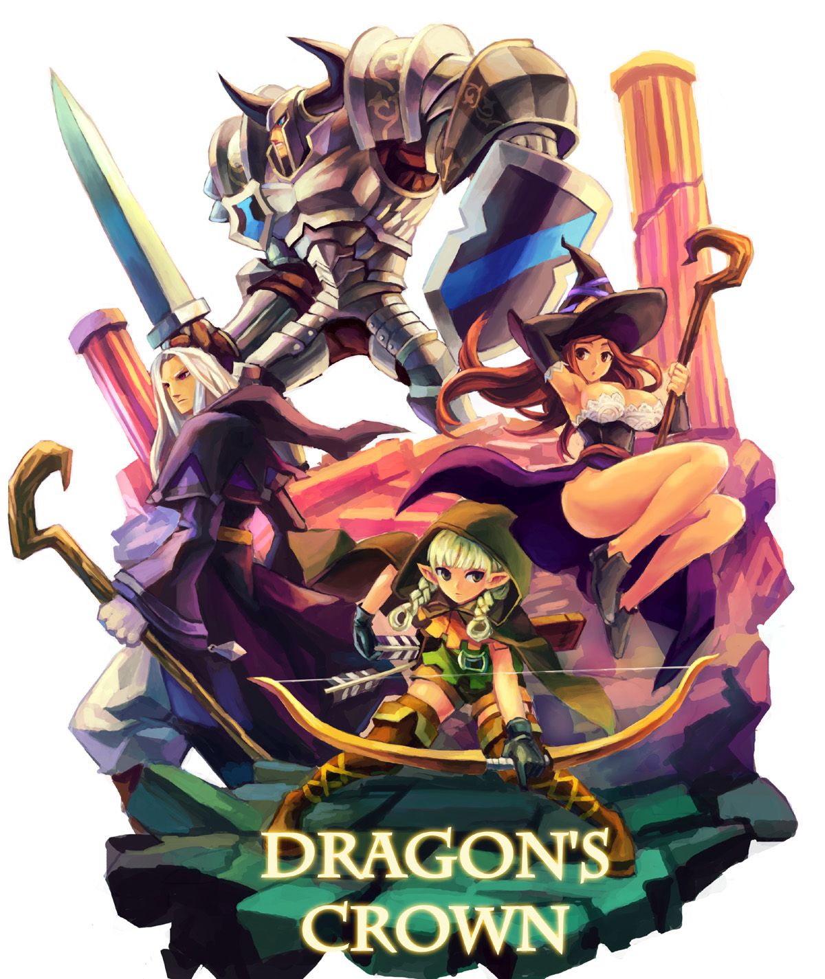 Sorceress Elf Fighter And Wizard Dragon S Crown Drawn By Chingisu Danbooru Sorceress Elf Fighter And Wizard Dragon S Crown Drawn By Chingisu Danbooru