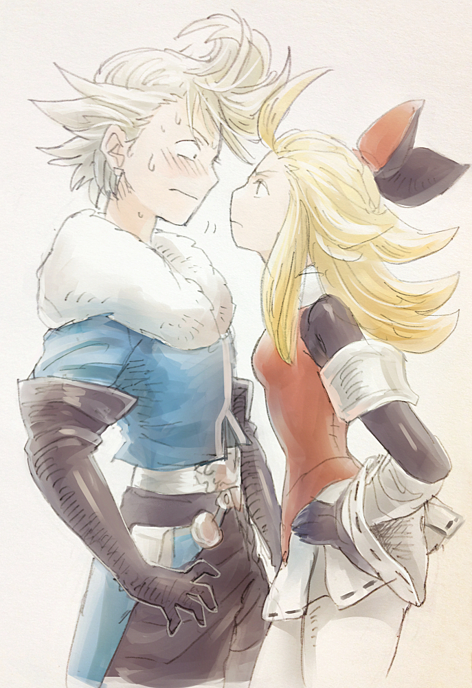 edea lee and ringabel (bravely default and 1 more) drawn by satou_kivi