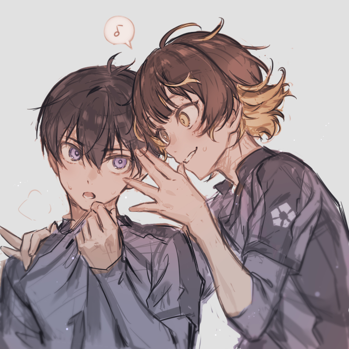 isagi yoichi and bachira meguru (blue lock) drawn by negairi