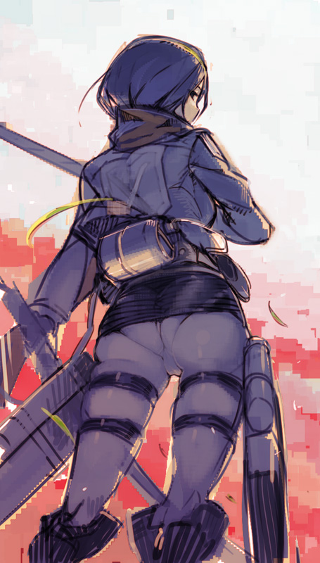 mikasa ackerman (shingeki no kyojin) drawn by namaniku_atk