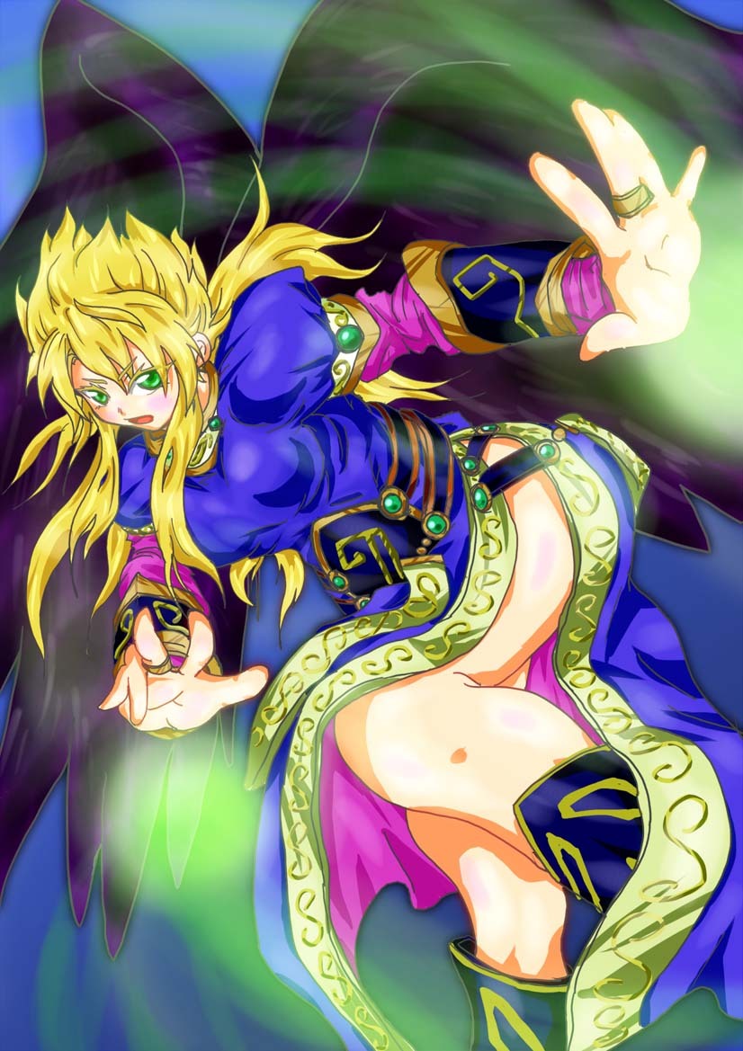 nina (breath of fire and 1 more) drawn by harunosora-ituwarinoshiro
