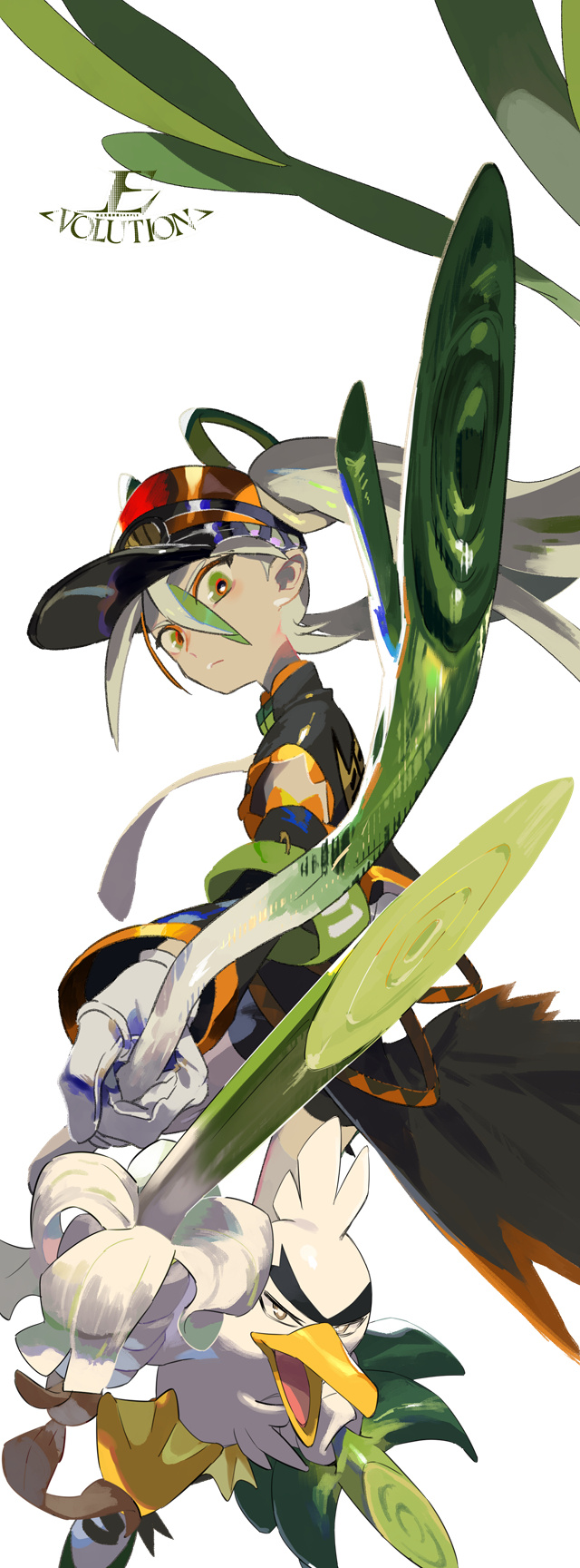hatsune miku, sirfetch'd, and fighting miku (pokemon and 2 more) drawn by e_volution