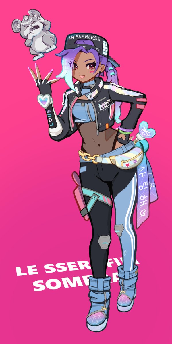 sombra, hammond, and slay star sombra (overwatch and 1 more) drawn by chocotto2989