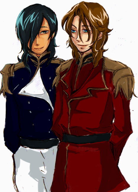 lockon stratos, allelujah haptism, zechs merquise, and treize khushrenada (gundam and 2 more)