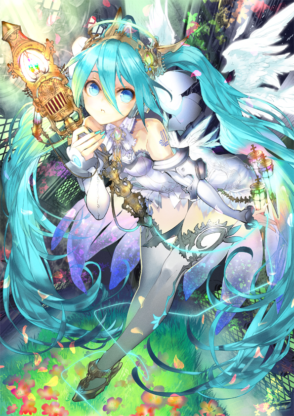 hatsune miku (vocaloid and 2 more) drawn by yamamoto_yamato