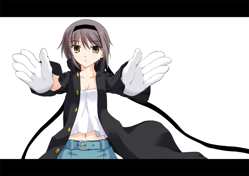 nagato yuki (suzumiya haruhi no yuuutsu) drawn by iwasaki_takashi