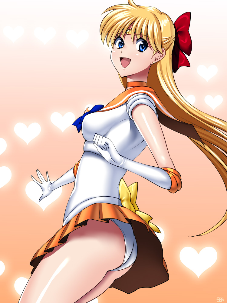 aino minako and sailor venus (bishoujo senshi sailor moon) drawn by sen_(sansui)