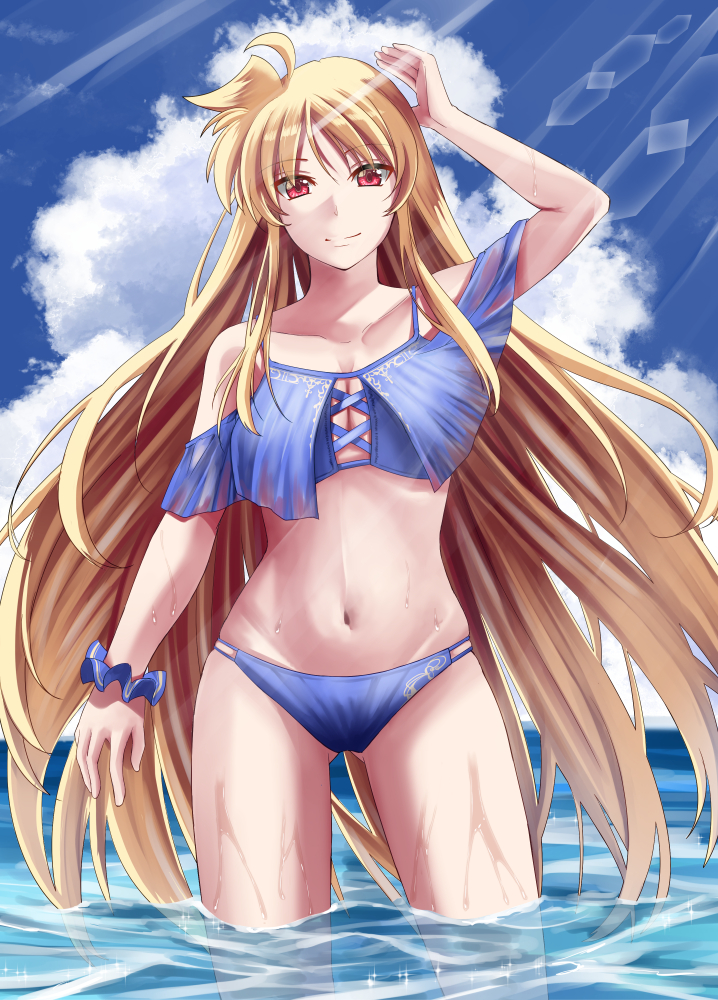 fate testarossa (lyrical nanoha and 1 more) drawn by sougetsu_izuki