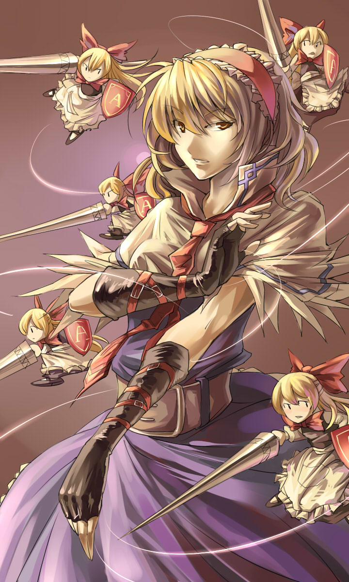alice margatroid and shanghai doll (touhou) drawn by ruukii_drift