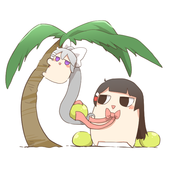 kaede-chan and mito-chan (nijisanji and 1 more) drawn by rebecca_(keinelove)