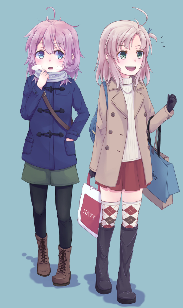 aoba, kinugasa, and kinugasa kai ni (kantai collection) drawn by shikajima_shika