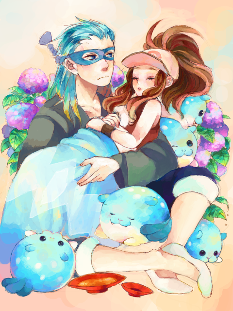 hilda, spheal, and brycen (pokemon and 1 more) drawn by pmd432