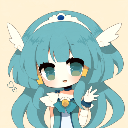 aoki reika and cure beauty (precure and 1 more) drawn by haru_(kyou)