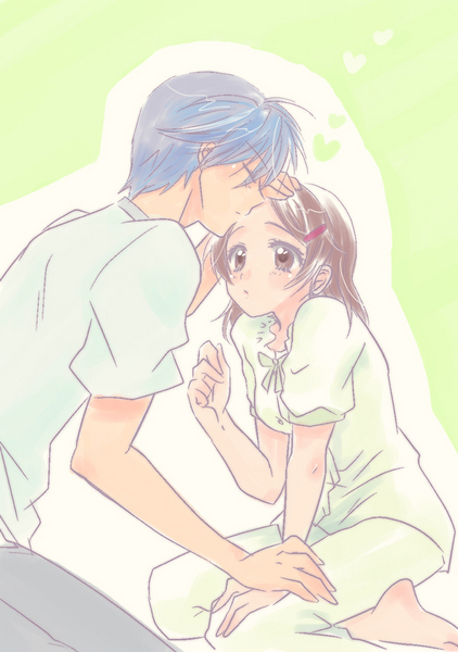 furukawa nagisa and okazaki tomoya (clannad) drawn by yuzuki_kisa
