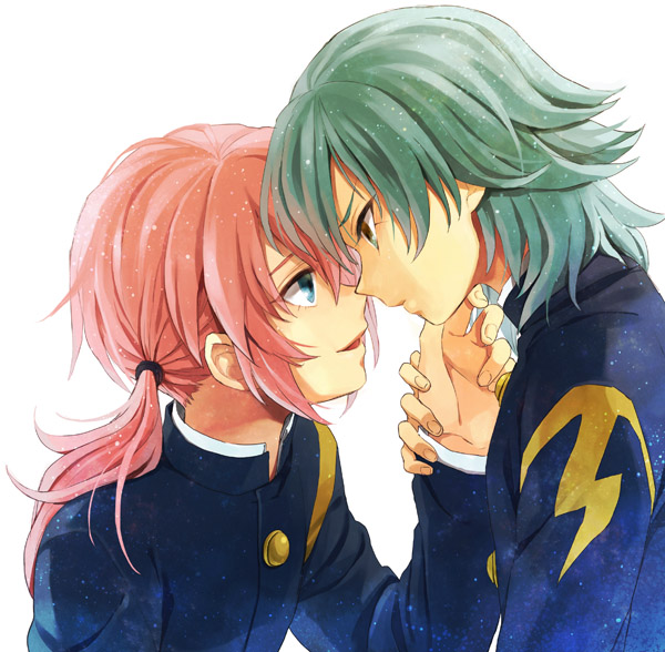 kirino ranmaru and kariya masaki (inazuma eleven and 1 more) drawn by riho