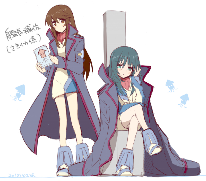 tatekami seri and minashiro orihime (soukyuu no fafner) drawn by sakaki_tsui