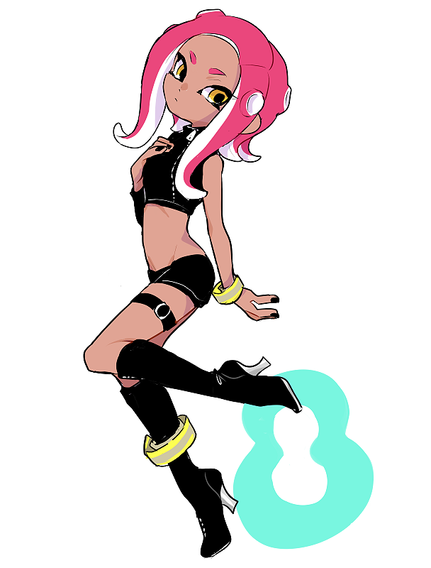 agent 8 (splatoon and 2 more) drawn by imaikuy0