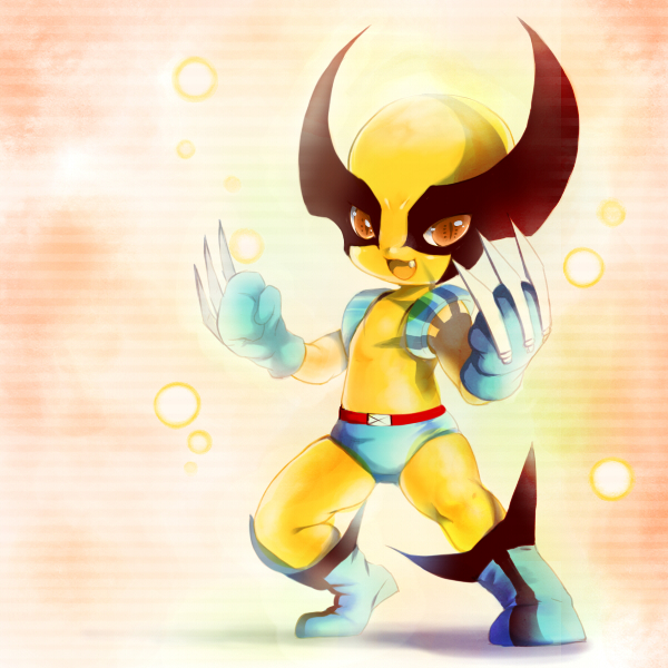 wolverine (marvel and 1 more) drawn by mosho