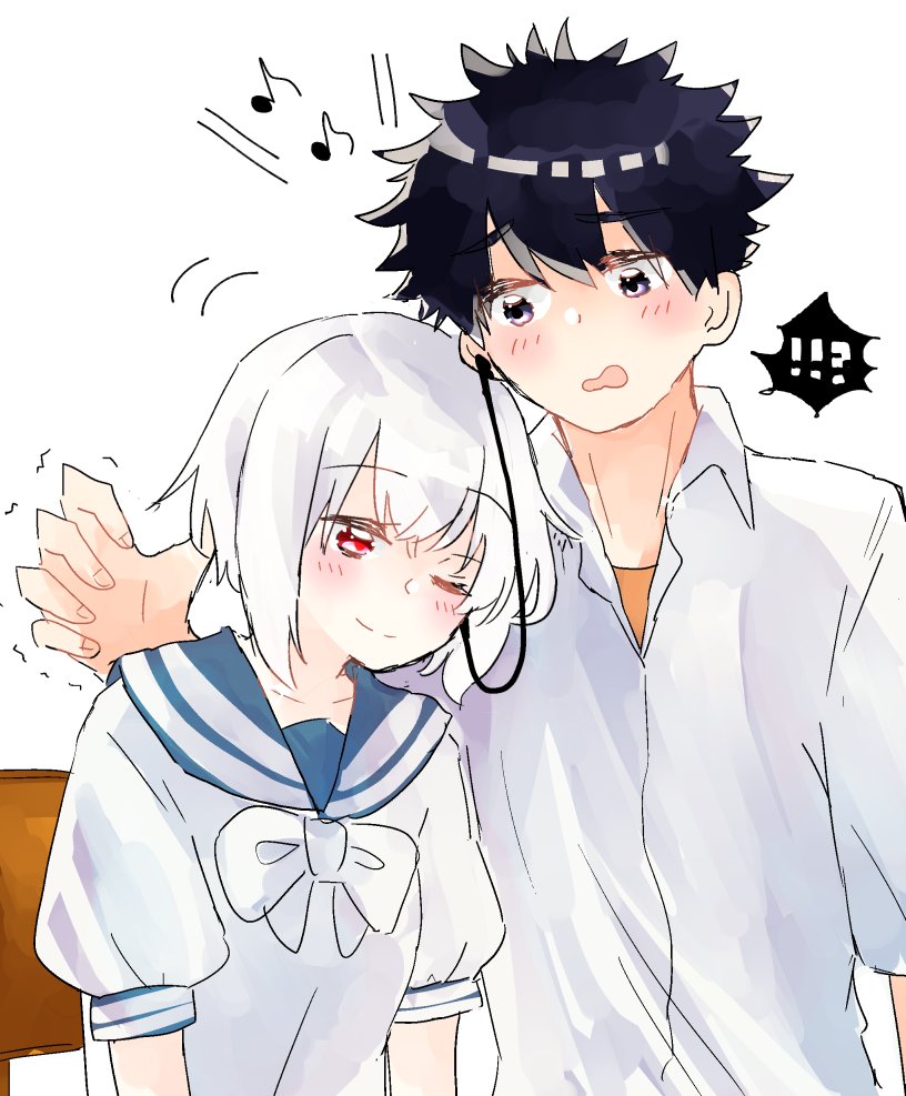 kamijou touma, accelerator, and suzushina yuriko (toaru majutsu no index) drawn by 0404sake