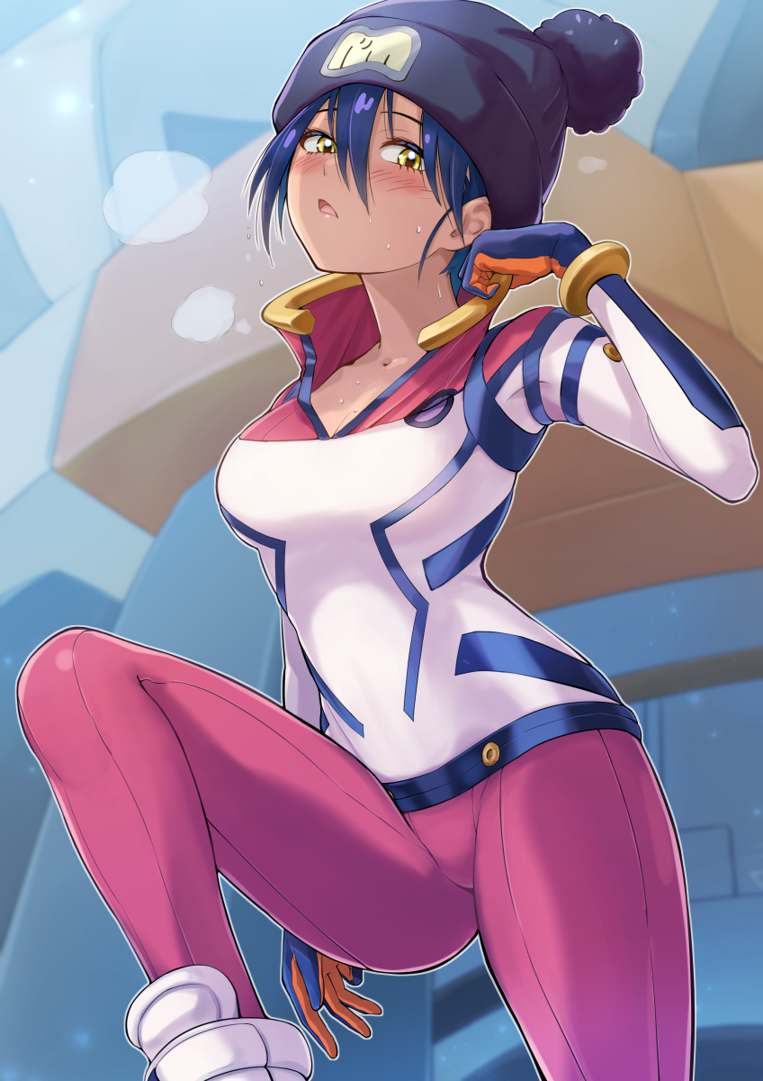 nyaan and gquuuuuux (gundam and 1 more) drawn by pariya_0001
