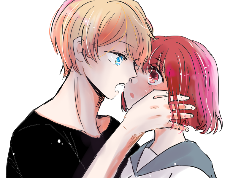 arima kana and hoshino aquamarine (oshi no ko) drawn by osnk_rya
