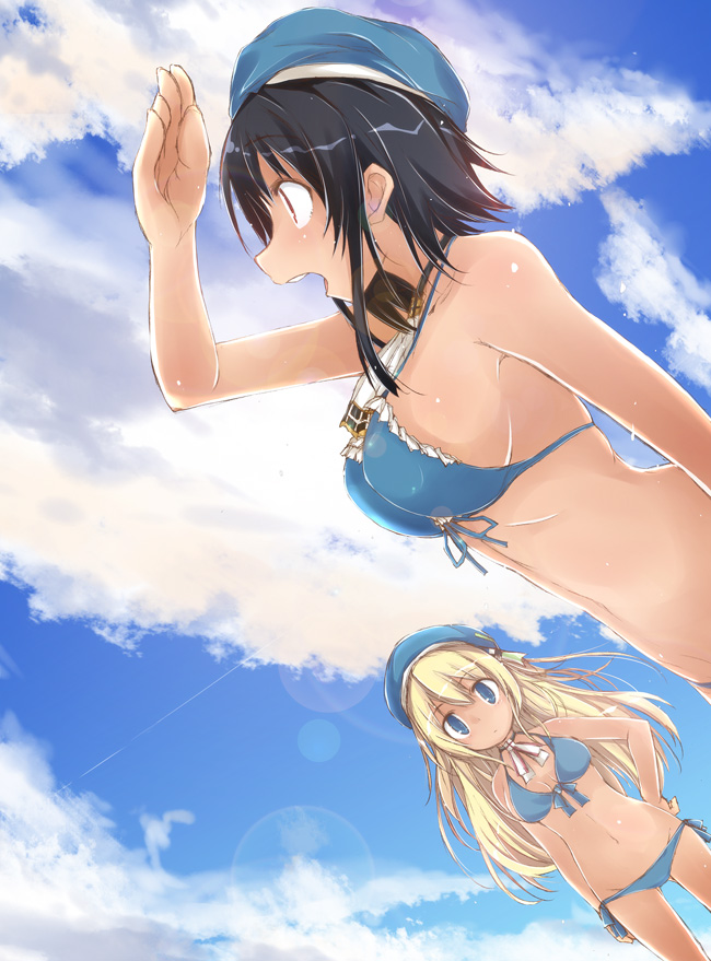 atago and takao (kantai collection) drawn by yumesato_makura